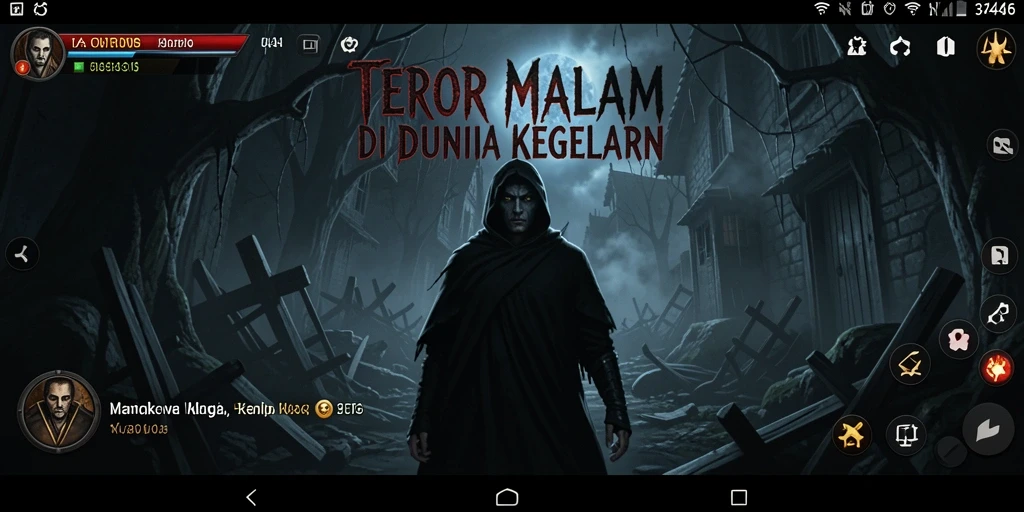 Tampilan menegangkan dalam gameplay 3446 yang penuh kengerian.