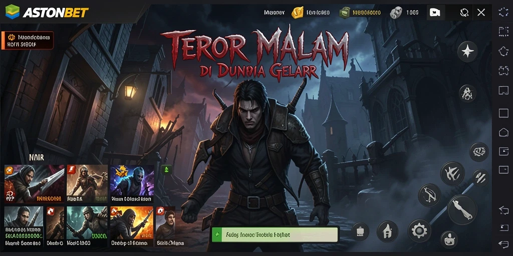 Tampilan gameplay menakutkan dengan atmosfer Horror dan makhluk menyeramkan.