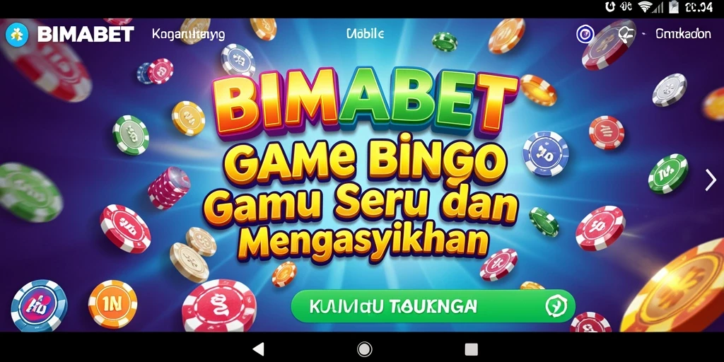 Screenshot utama BIMABET menunjukkan keseruan dalam permainan Bingo.
