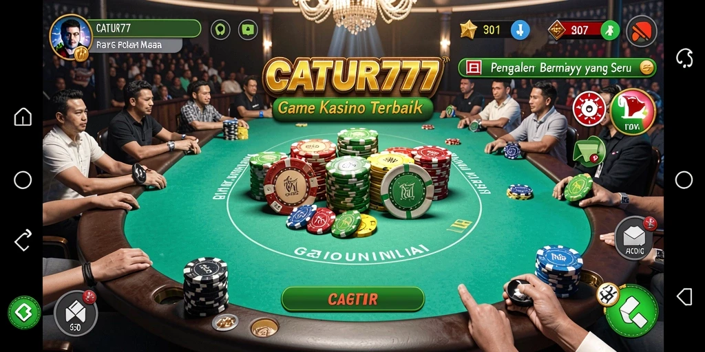 Screenshot gameplay <strong>CATUR777</strong> yang menarik dan kompetitif dalam dunia Kasino.