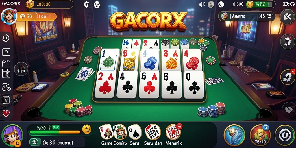 Tampilan gameplay GACORX yang menarik dan interaktif.