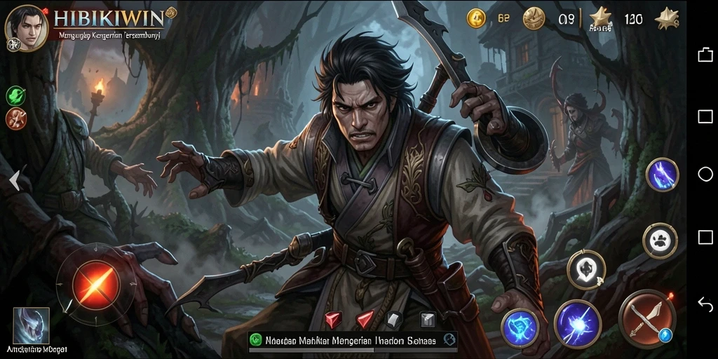 Gameplay menegangkan di HIBIKIWIN dengan suasana Horror yang mendalam.