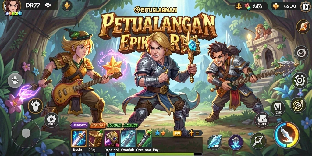 Gameplay seru di dunia RPG yang menakjubkan.