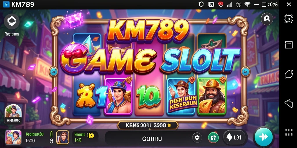 Screenshot KM789 menampilkan gameplay slot yang menarik dan seru.