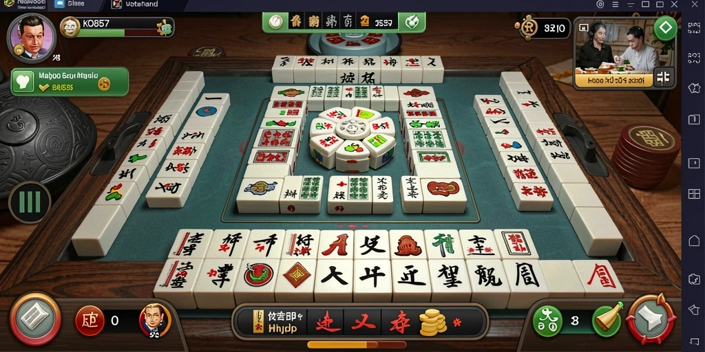 Tampilan gameplay Mahjong yang menarik di KO857.