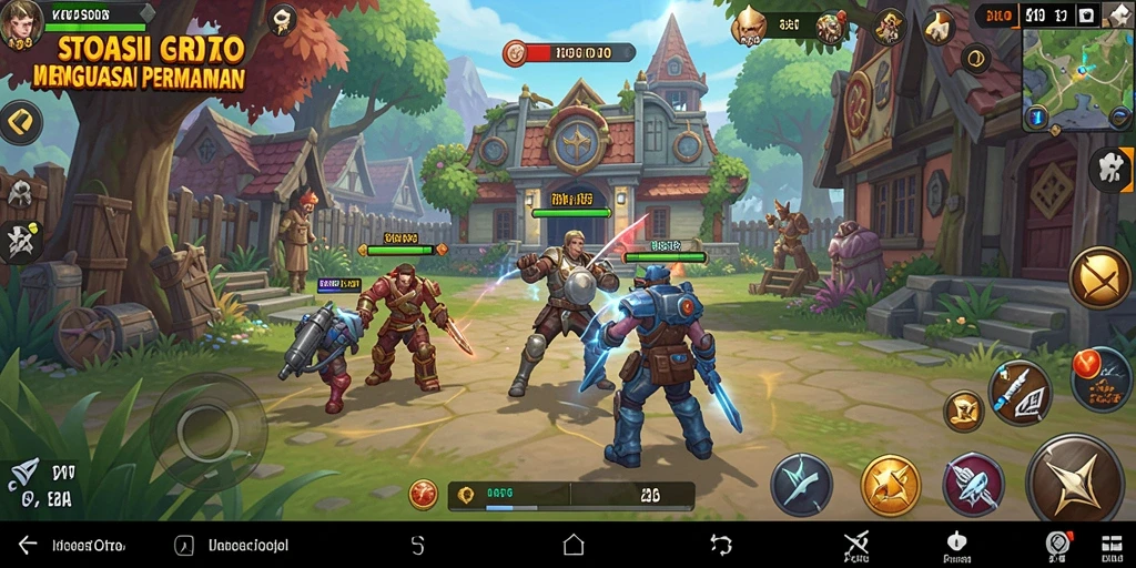 Tampilan gameplay KOSTOTO yang menarik dan penuh strategi.