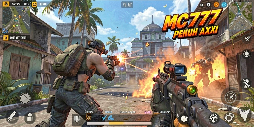 Gameplay seru di MC777 dengan aksi tembak-menembak yang mendebarkan.