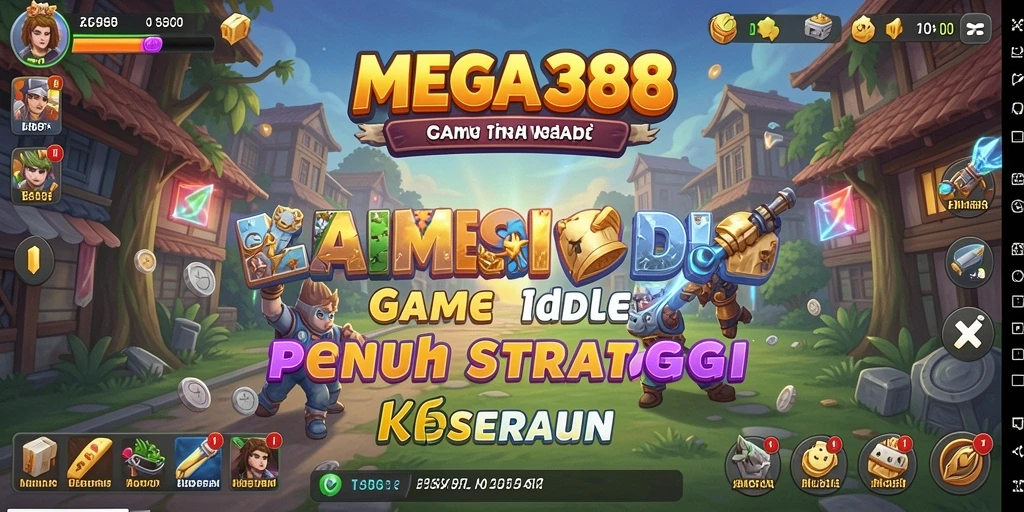Tampilan gameplay <strong>MEGA388</strong> yang menarik dengan sistem pengumpulan sumber daya yang efektif.
