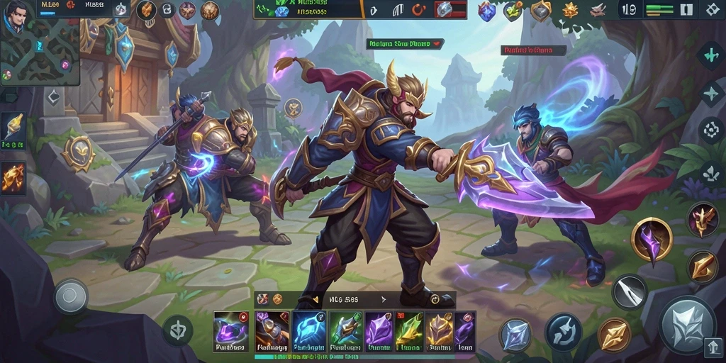 Tampilan gameplay seru dan mendebarkan di MLBB8.