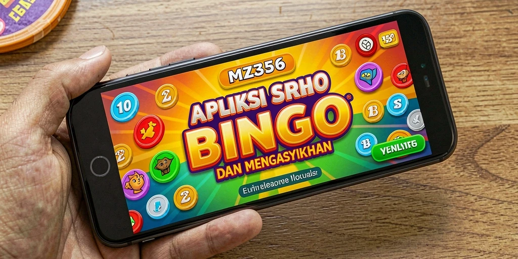 Tampilan gameplay seru dalam aplikasi Bingo MZ356.