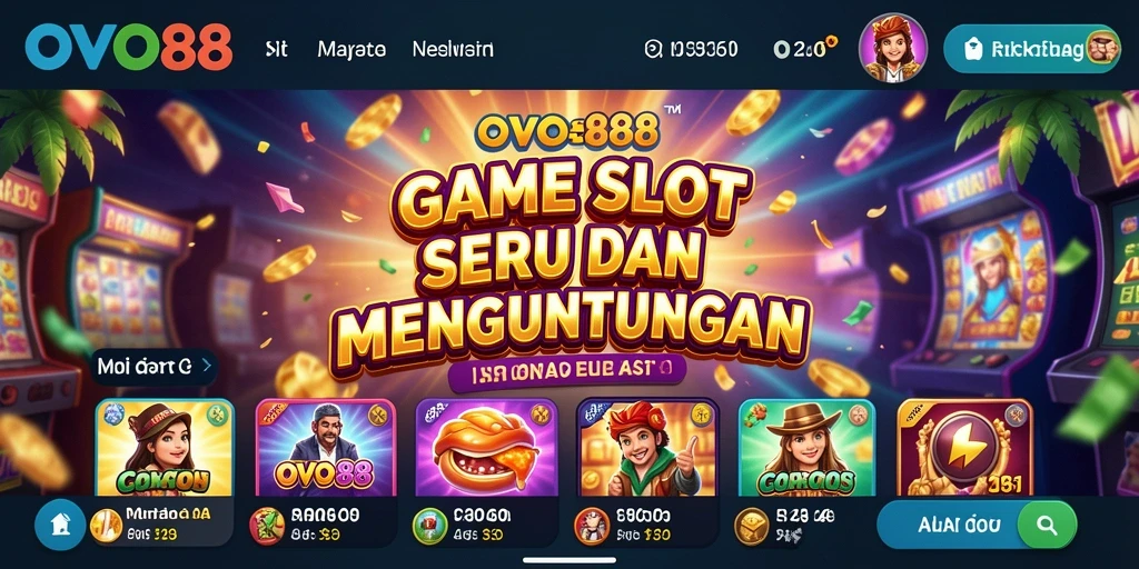 Screenshot gameplay OVO88 menampilkan keseruan bermain Slot.