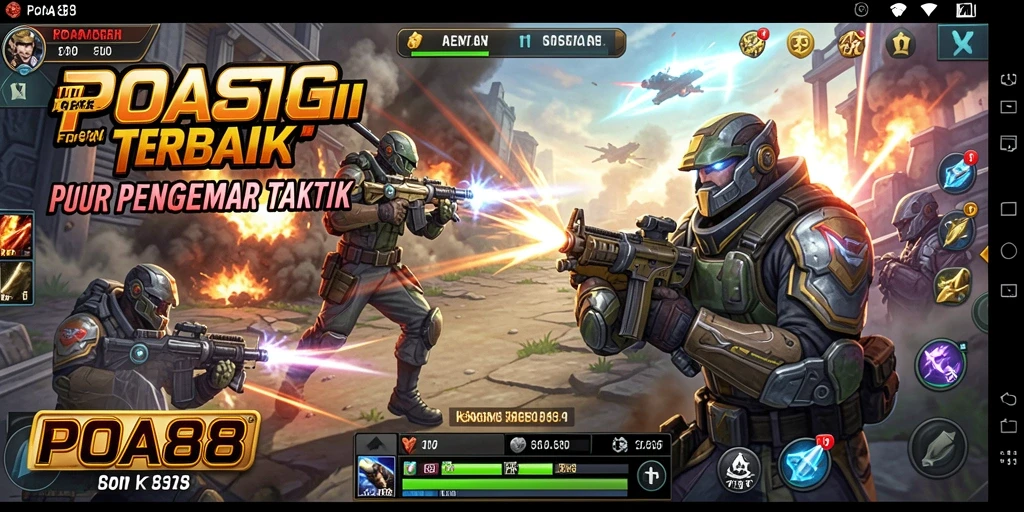Screenshot gameplay POA88 yang menampilkan aksi strategi mendebarkan.