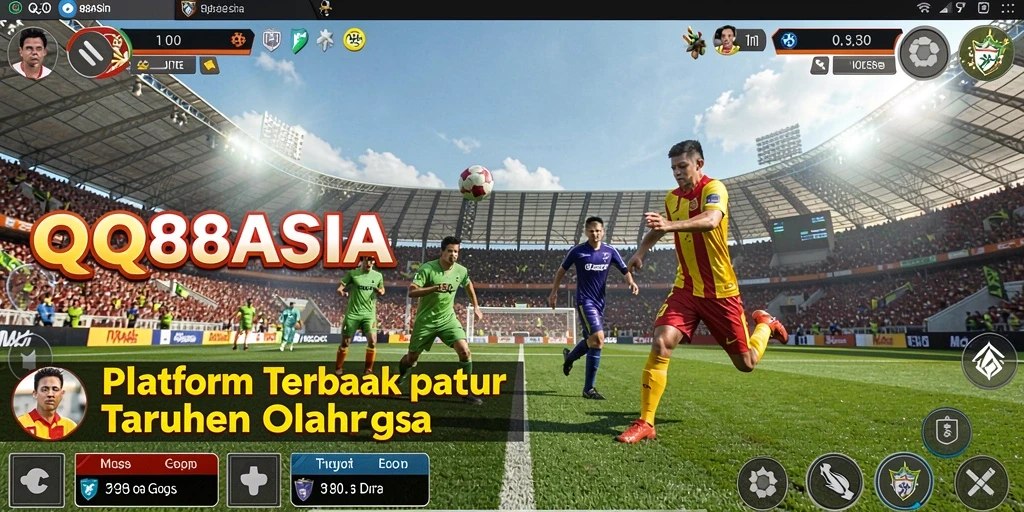 Tampilan menarik dari gameplay taruhan di QQ88ASIA.