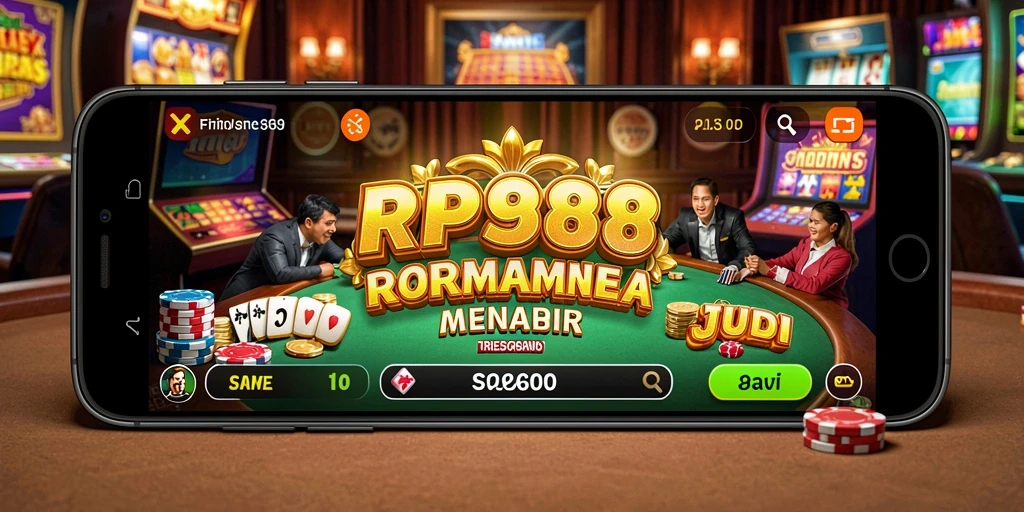 Tampilan menarik dari gameplay kasino di RP888.