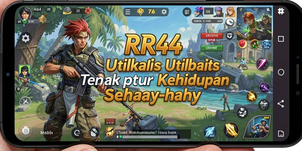 Screenshot utama RR44 menampilkan antarmuka aplikasi Utility yang user-friendly.
