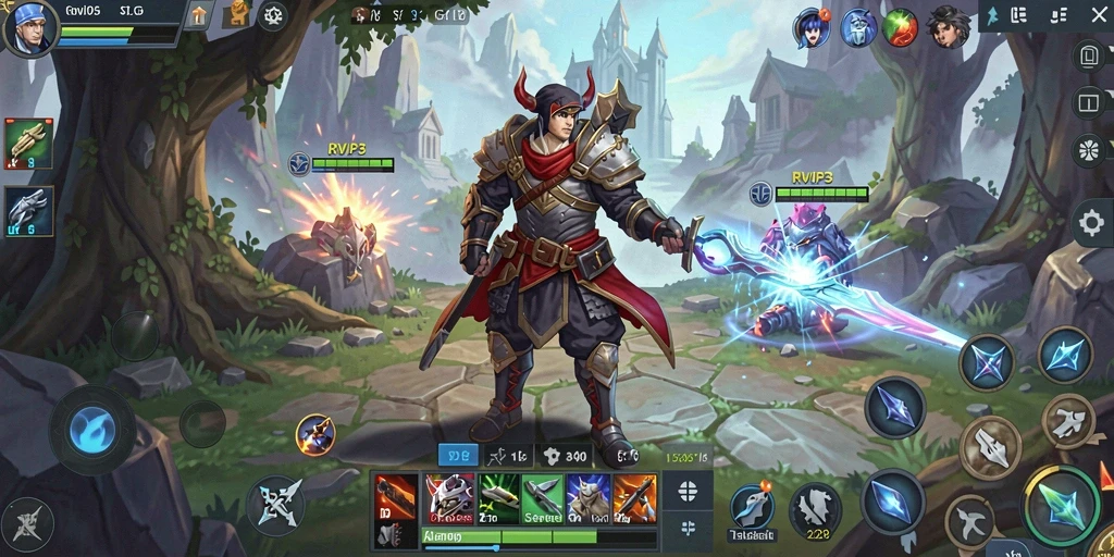 Tampilan gameplay menarik dari RVIP3 dalam genre SLG.