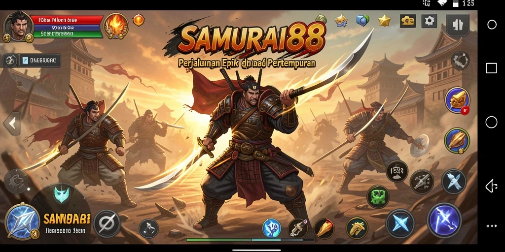 Gameplay SAMURAI88 yang menegangkan dan penuh strategi.