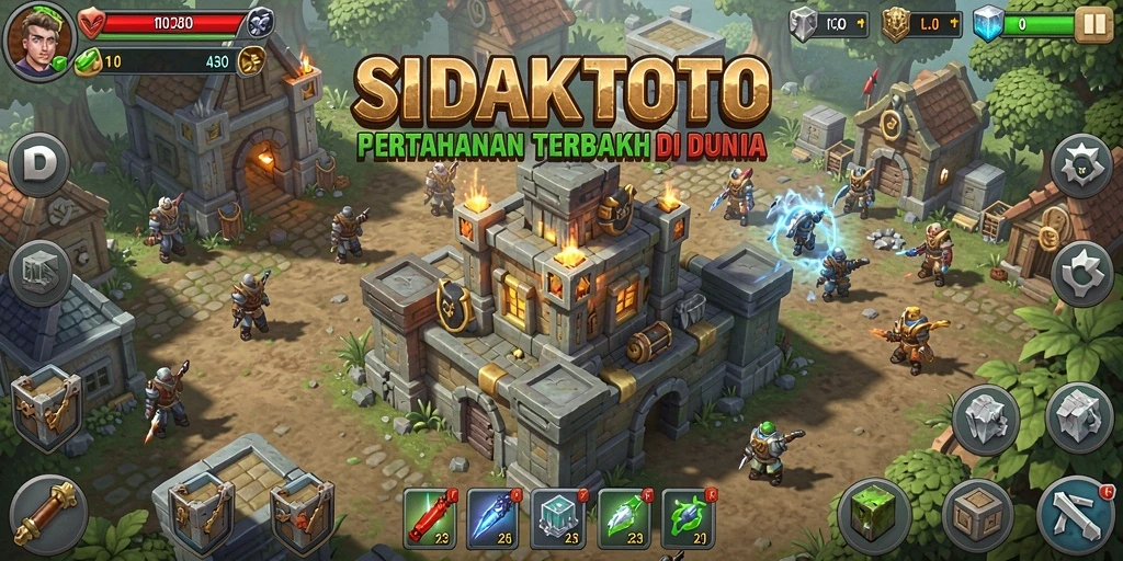 Tampilan gameplay SIDAKTOTO yang menegangkan dan strategis.