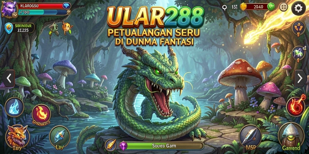 Tampilan gameplay <strong>ULAR288</strong> yang memukau di dunia petualangan.