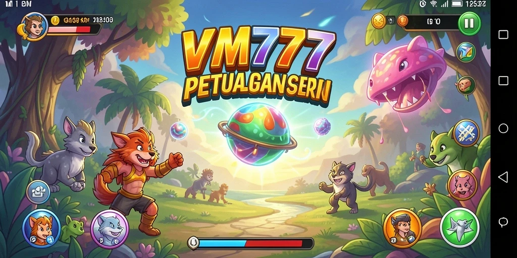 Screenshot gameplay VM777 menunjukkan aksi seru dalam game Arcade.